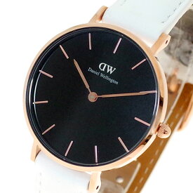 ダニエルウェリントン DANIEL WELLINGTON 腕時計 レディース DW00100283 クラシック ペティットボンダイ 32mm CLASSIC PETITE BONDI クォーツ ブラック ホワイト【送料無料】