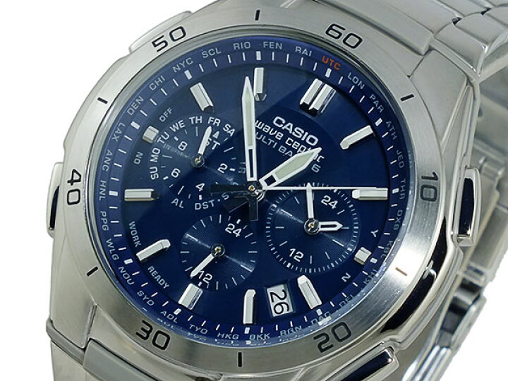 楽天市場】カシオ CASIO ウェーブセプター 電波 ソーラー 腕時計 WVQ  