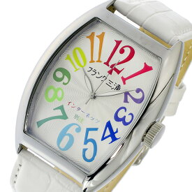 フランク三浦 インターネッツ別注 クオーツ メンズ 腕時計 FM06IT-CRWH ホワイト/マルチ 【ネット限定】 ホワイト