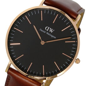 ダニエルウェリントン 腕時計 CLASSIC ST MAWES 40 ローズゴールド DW00100124 DW00600124 ブラック ブラウン ブラック【送料無料】