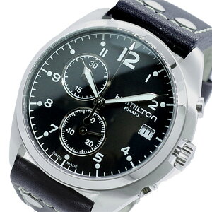 �n�~���g�� HAMILTON �r���v �����Y H76512733 �J�[�L KHAKI PILOT PIONEER CHRONO �N�H�[�c �u���b�N