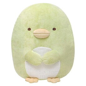 すみっコぐらし ぬいぐるみ L ぺんぎん グリーン かわいい 抱き心地抜群 ビッグサイズ キッズ ベビー マスコット ペンギン おもちゃ キャラクターグッズ 雑貨 プレゼント ギフト サンエックス MP70001【送料無料】