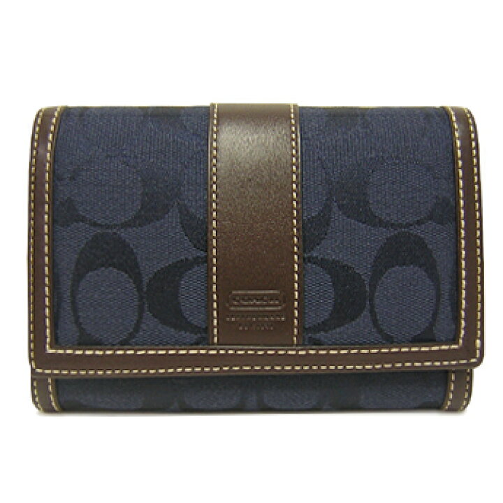 楽天市場】COACH コーチ 二つ折財布(小銭入付) 40199 キャンバス 