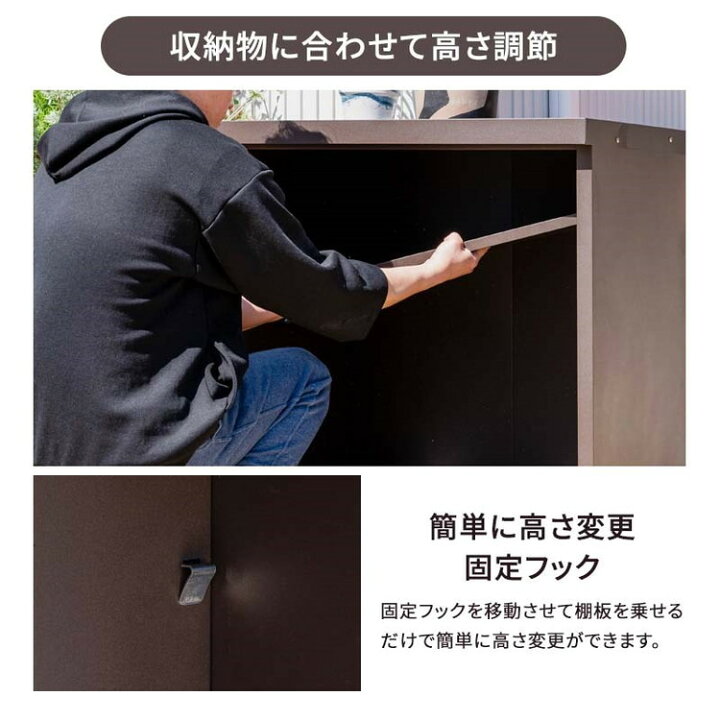 鍵付き】【横扉付き】【3t車でも配送可】バイク入れ 物置き 保冷 