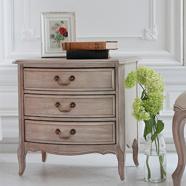 楽天市場】サイドチェスト アンティークシャビーシックタンス シシリー  