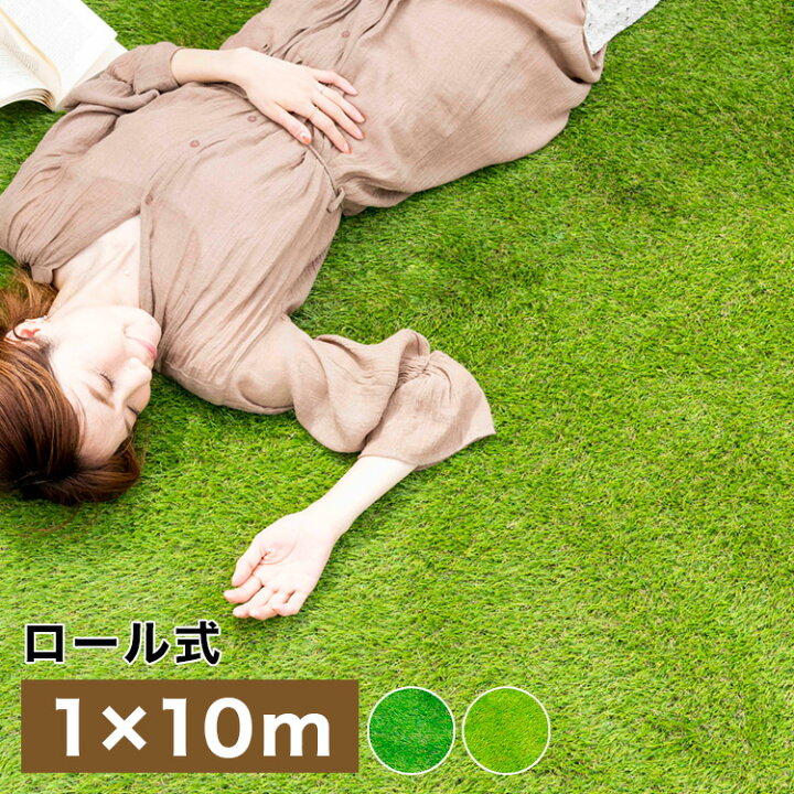 楽天市場】ロール式 リアル人工芝 1×10m REACH201項目に合格 固定ピン 