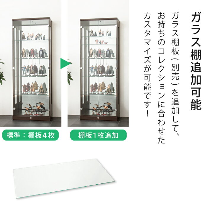 楽天市場】サラ60 ハイタイプ コレクションラック フィギュアケース 