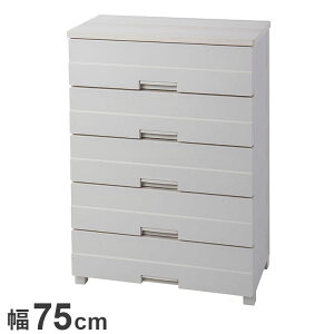 天馬 フィッツプラス イージー FE7505 カプチーノ Fits 衣類収納 収納ケース チェスト クローゼット収納 押し入れ収納 押入れ収納 tenma 幅75cm 奥行41cm 高さ105cm(代引不可)【送料無料】