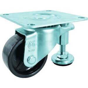 ユーエイ アジャスター付キャスター自在60径強化ナイロン車 SGW60GNAF(代引不可)