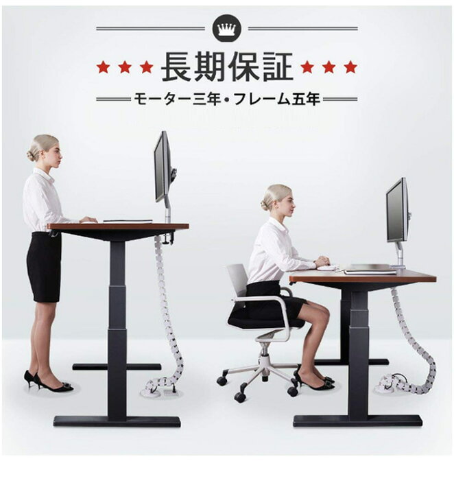 楽天市場】昇降デスク 脚 FLEXISPOT 電動昇降脚 ブラック 天板別売り  