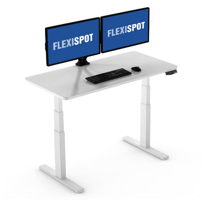 楽天市場】昇降デスク 脚 FLEXISPOT 電動昇降脚 ホワイト 天板別売り 