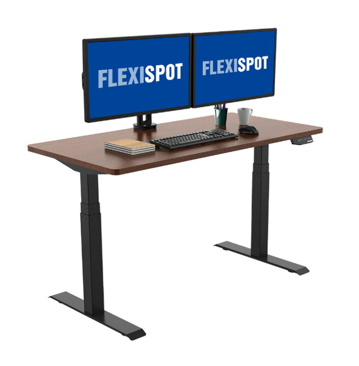 楽天市場】昇降デスク FLEXISPOT 電動スタンディングデスク メイプル 
