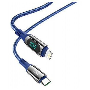 JTT hoco S51fBXvCP[uPD20W Type-C to iOS u[ S51-DISPTL-BL(s)