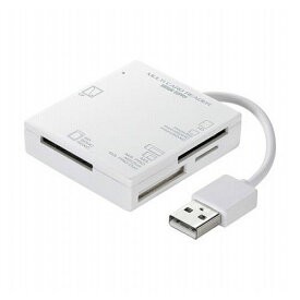 サンワサプライ USB2.0 カードリーダー 4スロット ホワイト ADR-ML15WN(代引不可)