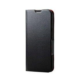 エレコム iPhone 13 Pro ソフトレザーケース 薄型 磁石付き PM-A21CPLFUBK(代引不可)【送料無料】
