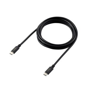 �G���R�� USB2 0�P�[�u�� C-C�^�C�v �F�ؕi USB Power Delivery�Ή� 240W 2 0m �u���b�N U2C-CCPE20NBK �X�}�[�g�t�H�� �^�u���b�g �g�ѓd�b iPhone �P�[�u�� PC USB Type-C PC(����s��)�y���������z