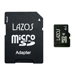 y20Zbgz Lazos microSDHC[J[h 4GB CLASS6 pbP[W L-B4MSD6X20(s)yz