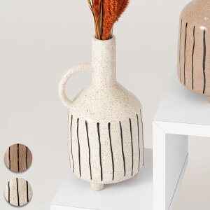 フラワーベース CLY-73 東谷 フラワーベース 花瓶 花びん かびん フラワースタンド 陶器 北欧 おしゃれ ドライフラワー シンプル 艶 生花 枝物 卓上 床置き 陶器製 和モダン モダン レトロ ベー