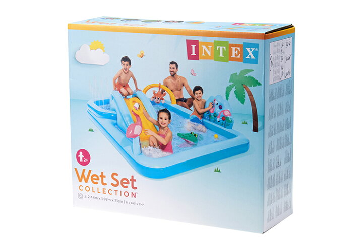 楽天市場】INTEX プール ジャングルアドベンチャープレイセンター 