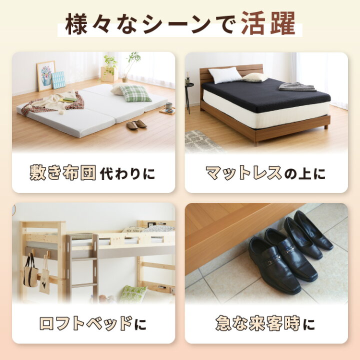 再値下げ ユニチカ製高反発マットレスダブルサイズ