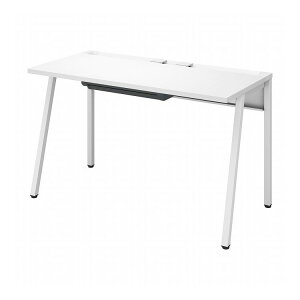 【メーカー直送】 コクヨ デスク リーン LEAN 平机 センター引き出し付き 本体色 ホワイト 天板色 ホワイト(代引不可)【送料無料】