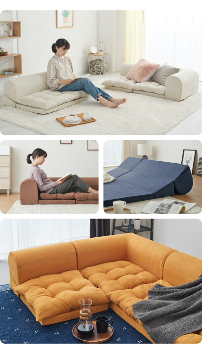 楽天市場】日本製 国産 フロアソファ ソファ ソファー 3人掛け カウチ  