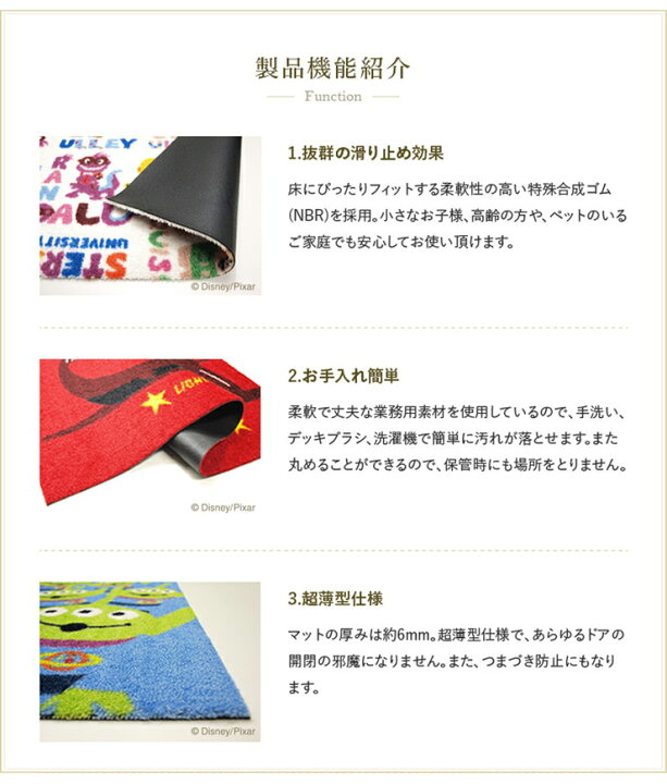 楽天市場 リトルグリーンメン エイリアン 75x1cm マット 玄関マット エントランスマット ディズニー キャラクター かわいい 青 緑 代引不可 送料無料 リコメン堂インテリア館