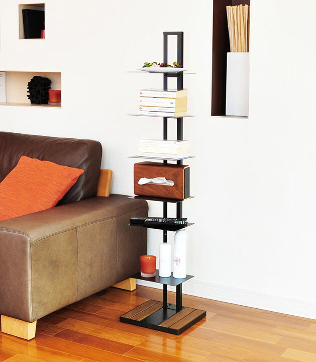 楽天市場】【日本製】 face ブックタワー 7段 本棚 ブックスタンド  