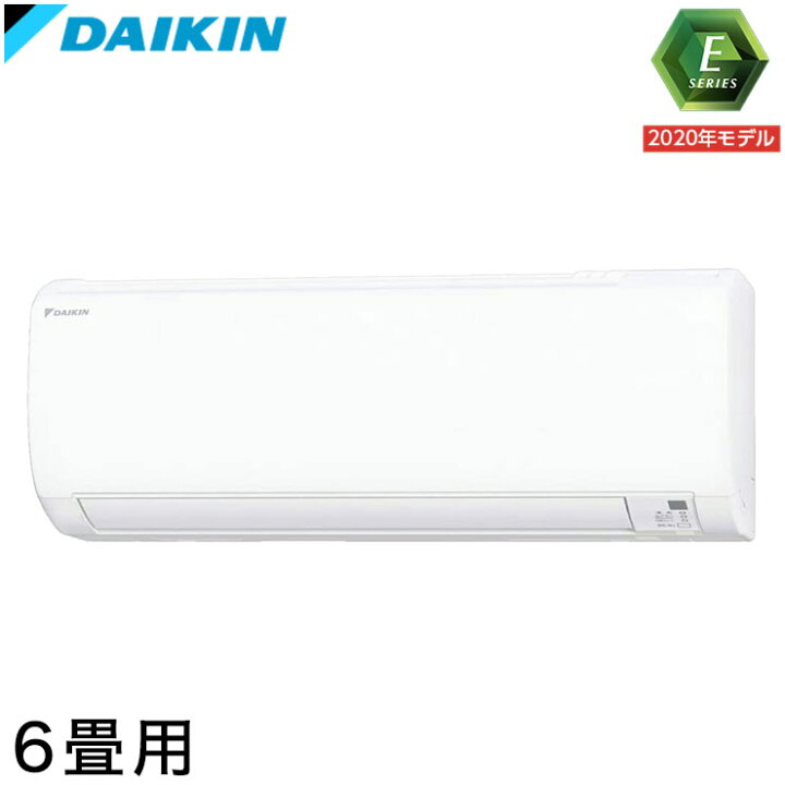 楽天市場】ダイキン ルームエアコン 6畳程度 Eシリーズ S22XTES-W  