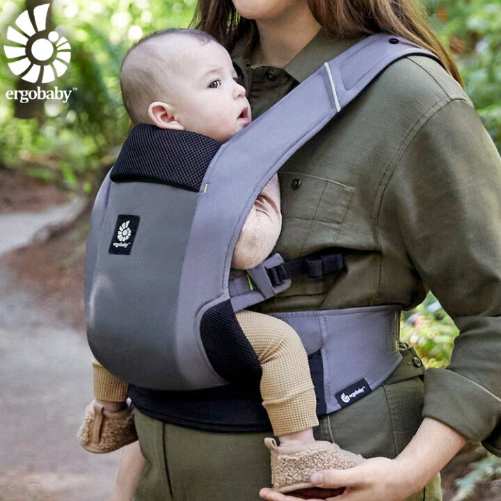 楽天市場】Ergobaby EBC AWAY グラファイトグレー 抱っこひも エルゴ 