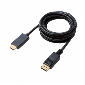 GR ϊP[u DisplayPort-HDMI 2.0m ubN CAC-DPHDMI20BK(s)yz