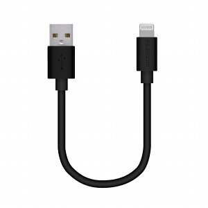 �G���R�� iPhone�P�[�u�� ���C�g�j���O�P�[�u�� 10cm iPad iPod �f�[�^�ʐM �[�d USB-A Lightning MPA-UAL01BK(����s��)
