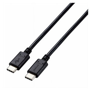 ELECOM Type-CP[u USB-C  USB-C [d f[^]p PDΉ ő100W 5A USB2.0 RpNgRlN^ 1m ubN GR U2C-CC5PC10NBK(s)y[֔zzyz