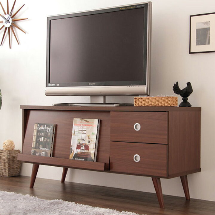 楽天市場】テレビ台 ローボード 収納 幅120cm 奥行43cm 高さ58.5cm 脚 