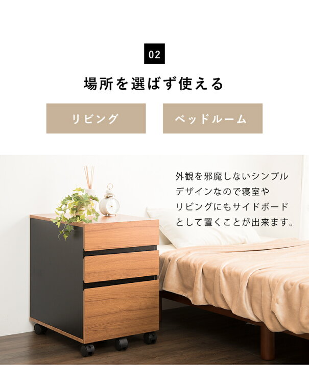 楽天市場】インキャビネット SMART デスクワゴン キャビネット デスク 