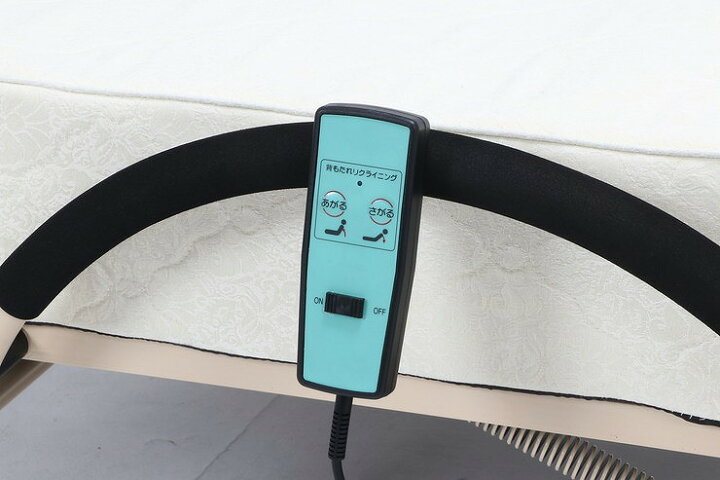 楽天市場】折たたみ電動ベッド 幅104×奥行205×高さ48cm スチール 