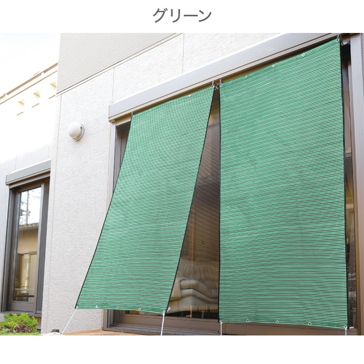 楽天市場】日本製 遮熱アルミすだれ 90×185cm S字フック付き タープ