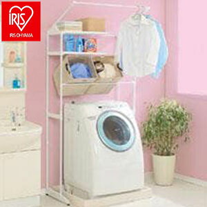 アイリスオーヤマ バッグ付ランドリーラック 洗濯機ラック ランドリー収納 HLR-192B IRIS OYAMA(代引不可)【送料無料】