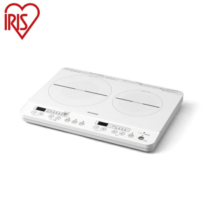 楽天市場】アイリスオーヤマ 2口IHコンロ 1400W IHK-W12-W 