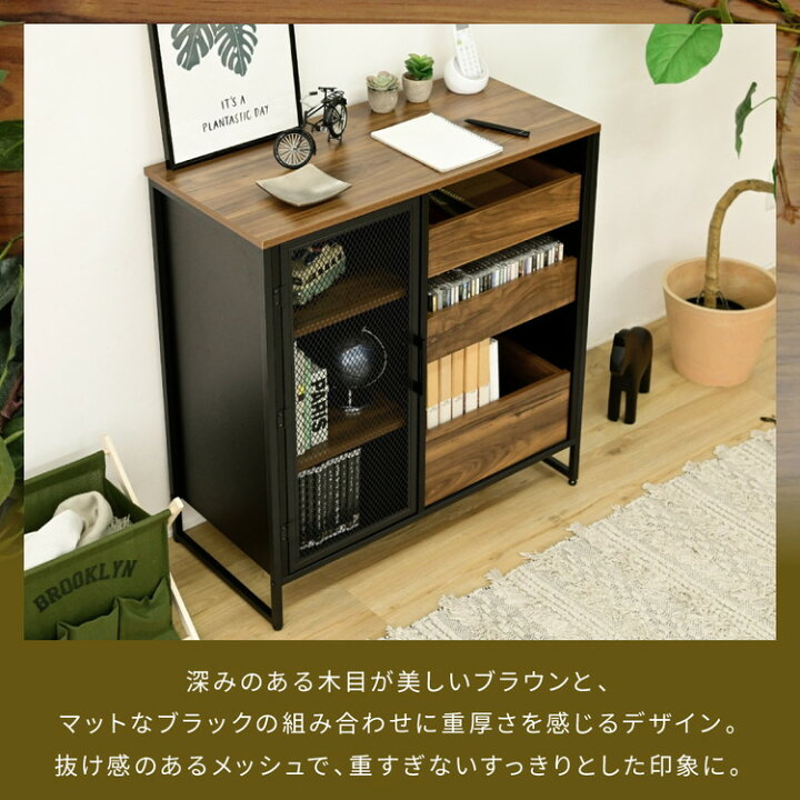 楽天市場】ヴィンテージ調 レコード収納 ディスプレイラック 幅80 CD  
