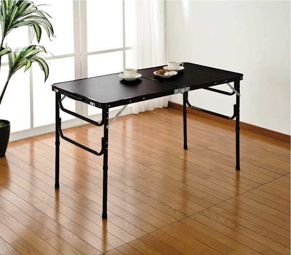 楽天市場】木目調軽量折りたたみテーブル 120cm テーブル 机 つくえ 