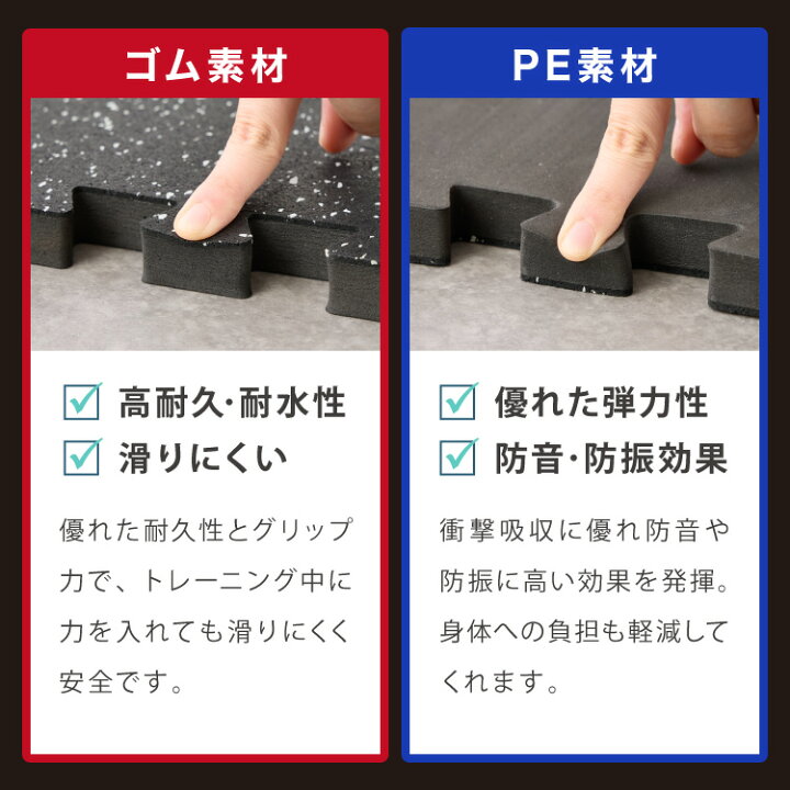 楽天市場】トレーニングマット 厚手 4枚 8枚 12枚 16枚 大判 幅広 厚さ 
