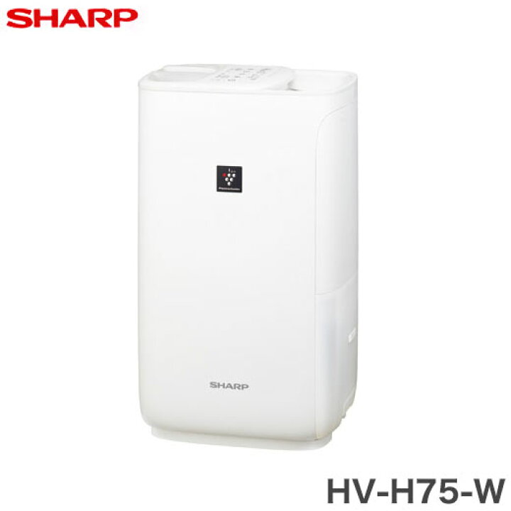 楽天市場】SHARP シャープ 加湿器 ハイブリッド式 HV-H75-W ホワイト系 