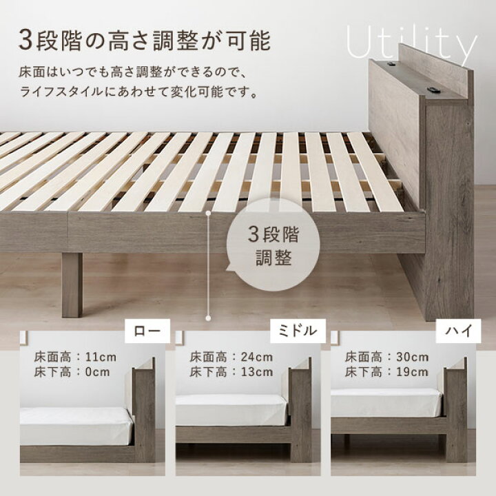 楽天市場】ベッド ワイドキング 220(S+SD) 国産ポケットコイル 