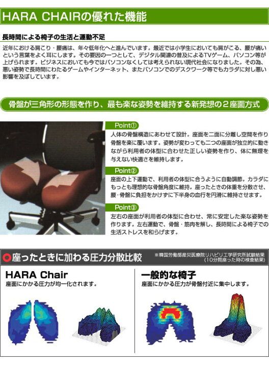 楽天市場】HARA CHAIR ハラチェア Nietzshe ニーチェ オフィスチェア 