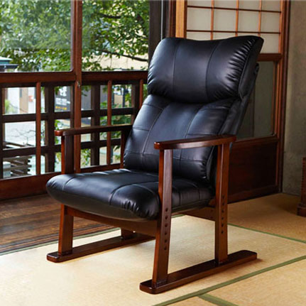 【WEB限定】 最高の 座椅子 リクライニング 日本製 スーパーソフトレザー高座椅子 大河 座いす イス 面高さ調整 YS-1800HR rainorshinewindows.com rainorshinewindows.com