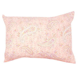 メリーナイト 綿100% ペイズリー柄の枕カバー 43×63cmまくら用 ピンク サックス カバー 枕 まくら まくらカバー 国産 枕 まくら