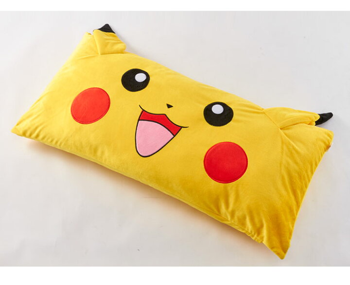 楽天市場 Pocket Monsters ポケットモンスター ピカチュウ フェイス ダイカット枕 L ポケモン 代引不可 送料無料 リコメン堂インテリア館