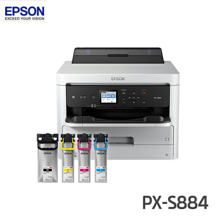 楽天市場】エプソン ビジネスインクジェットプリンター PX-S884  