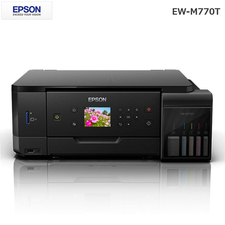 楽天市場】エプソン EPSON エコタンク搭載モデル EW-M770T ブラック  